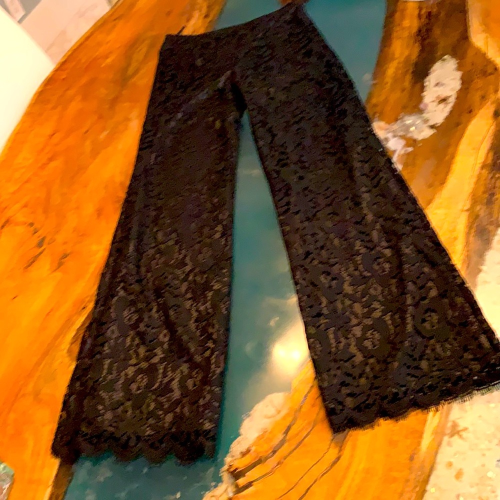 Black Lace Dress Pants 🔥